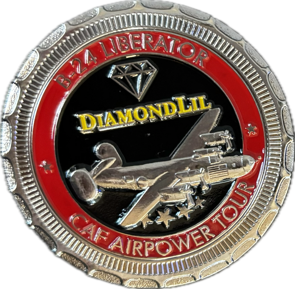 -B 24 Diamond Lil Challenge Coin