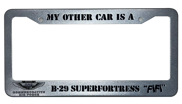 B-29 License Plate Cover