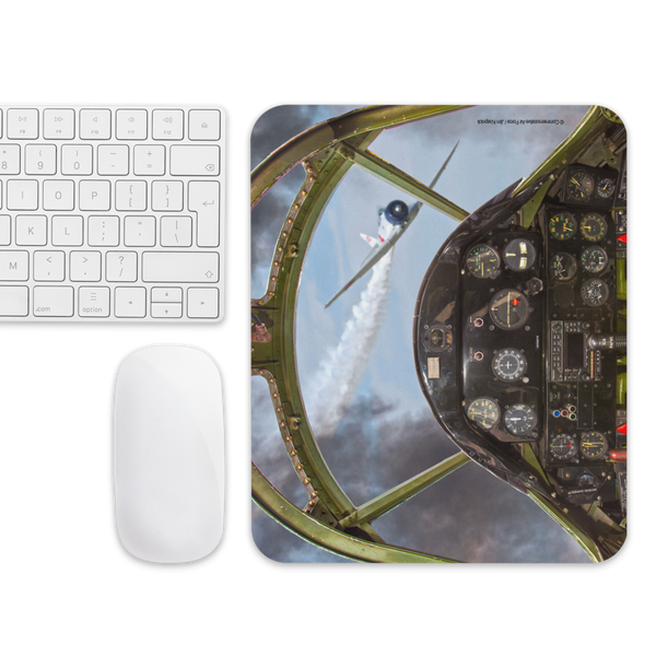 CAF Warbird Tube Mouse Pad - Cockpit View