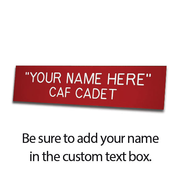 CAF Cadet Name Tag Replacement